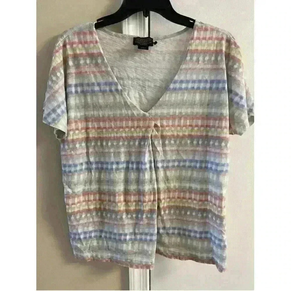Pendleton womens v neck multicolored‎ top  medium - Picture 1 of 4